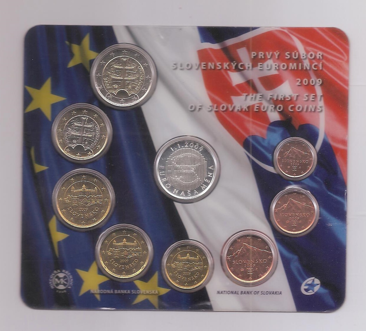 ESLOVAQUIA DEL AÑO 2009 EUROSET FDC